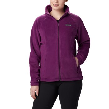 Columbia Jas Dames, Benton Springs Full Zip Fleece Paars, 79SWPGBOD